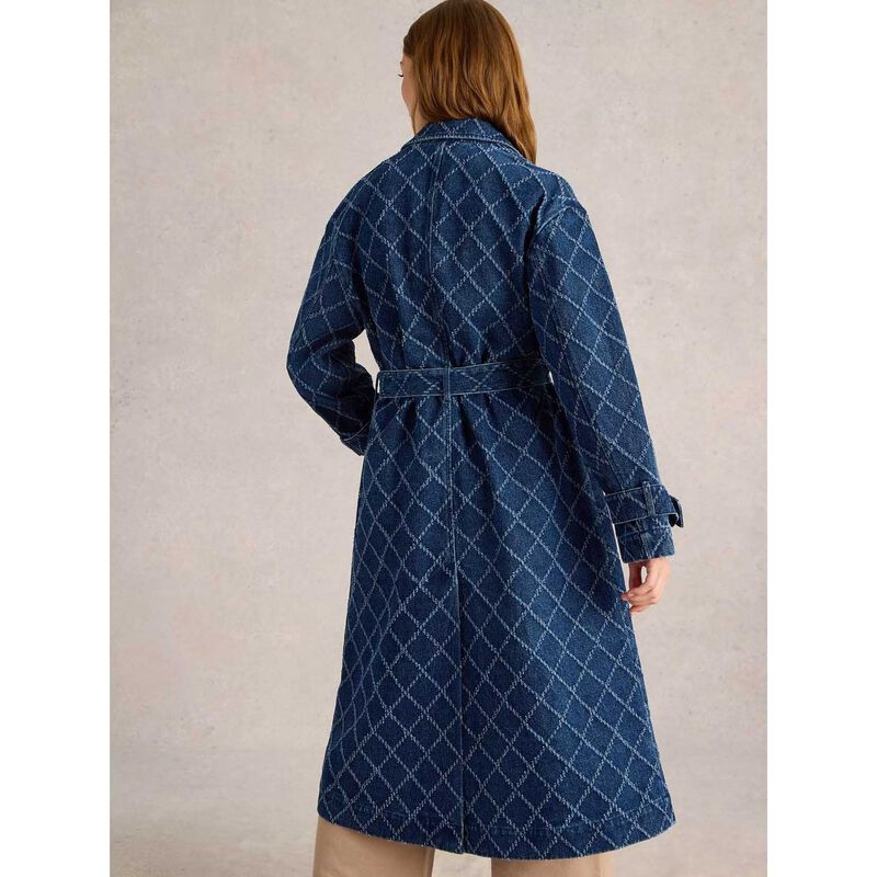 White Stuff Dori Denim Trench Coat image number 1